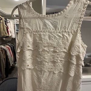 J. Crew Eyelet Dress - Size 2